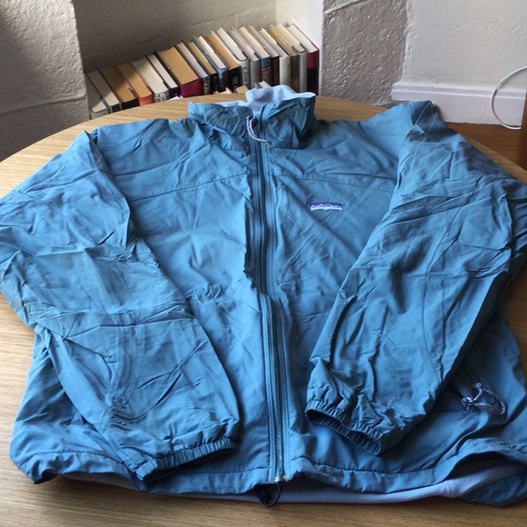 Men’s Patagonia Outdoor Jacket. Size M.Lined.Stone Blue. Like new.